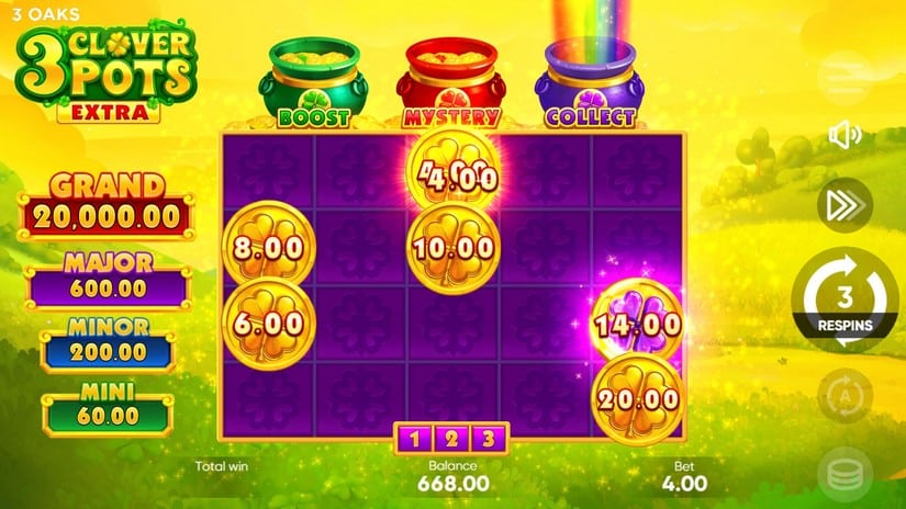 3 Clover Pots Extra slot screen 3