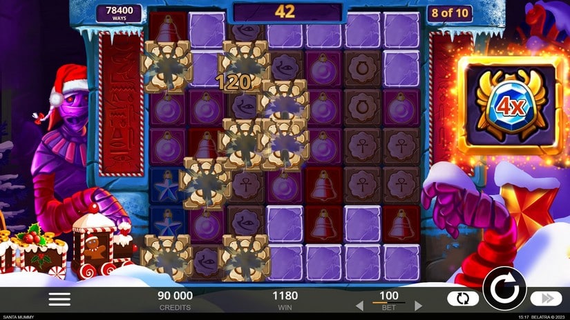 Santa Mummy slot screen 6