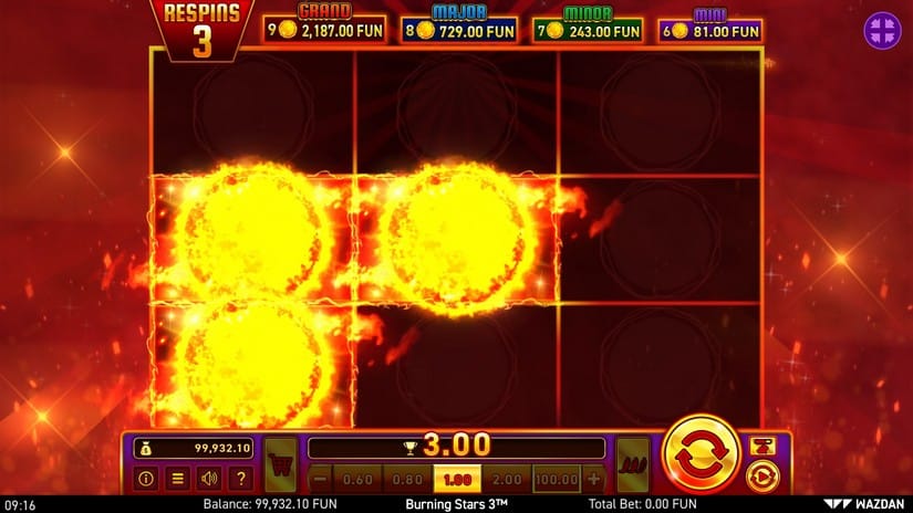 Burning Stars 3™ slot screen 4