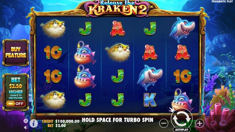 Release the Kraken 2 slot screen 1