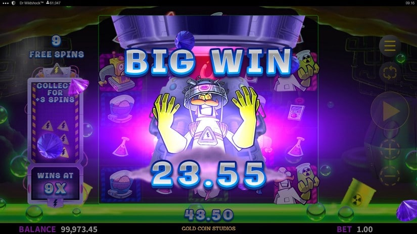 Dr Wildshock: Mad Loot Lab slot screen 7