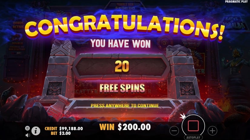 Gates of Xibalba slot screen 3