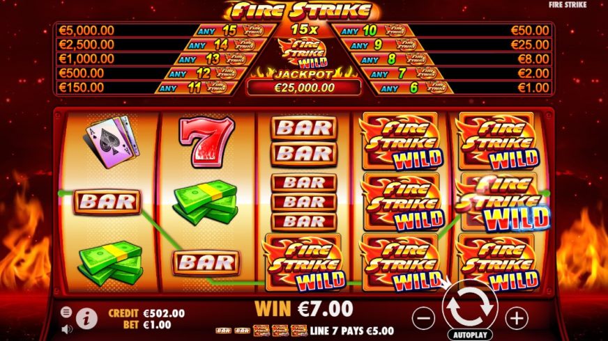 Fire Strike slot screen 4
