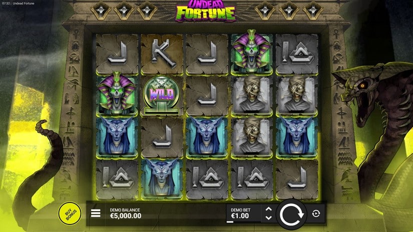 Undead Fortune slot screen 1
