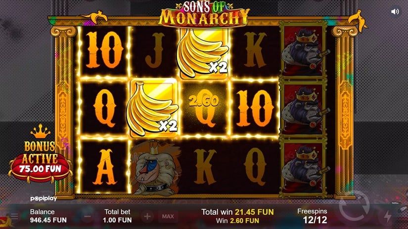 Sons of Monarchy slot screen 4