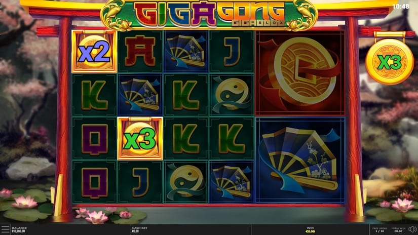 GigaGong GigaBlox slot screen 2