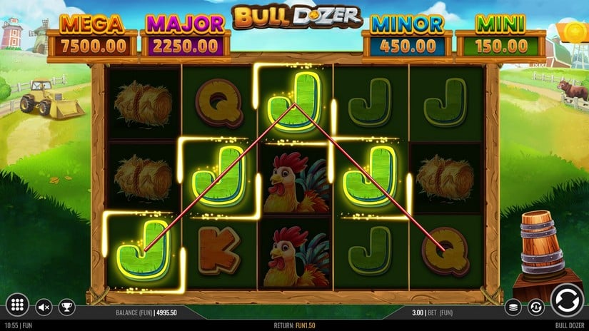 Bulldozer slot screen 2