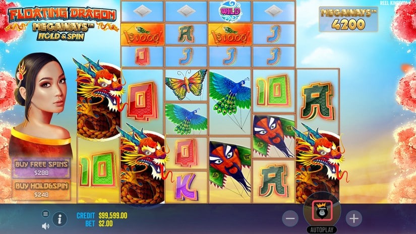Floating Dragon Megaways slot screen 5