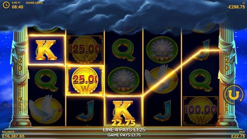 Divine Links slot screen 6