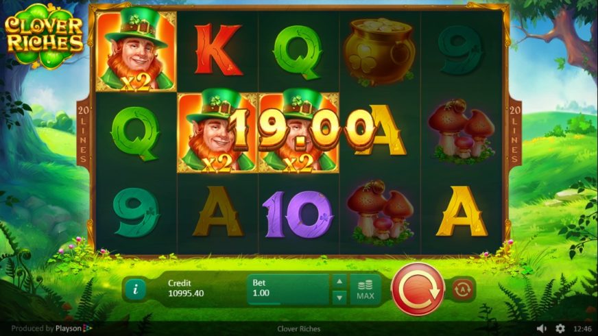 Clover Riches slot screen 2