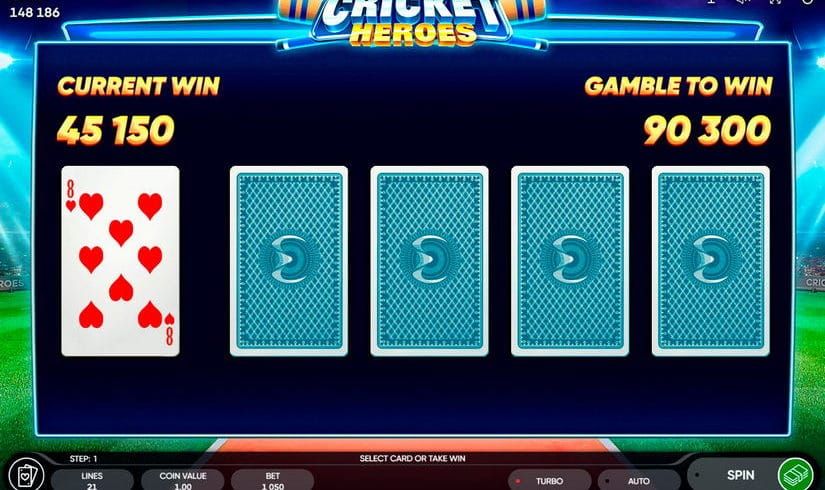 Cricket Heroes slot screen 2