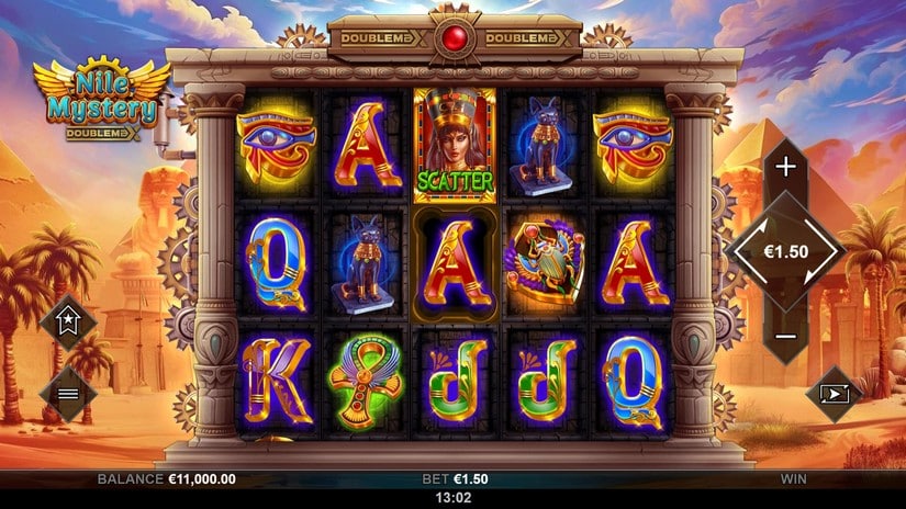 Nile Mystery DoubleMax slot screen 1