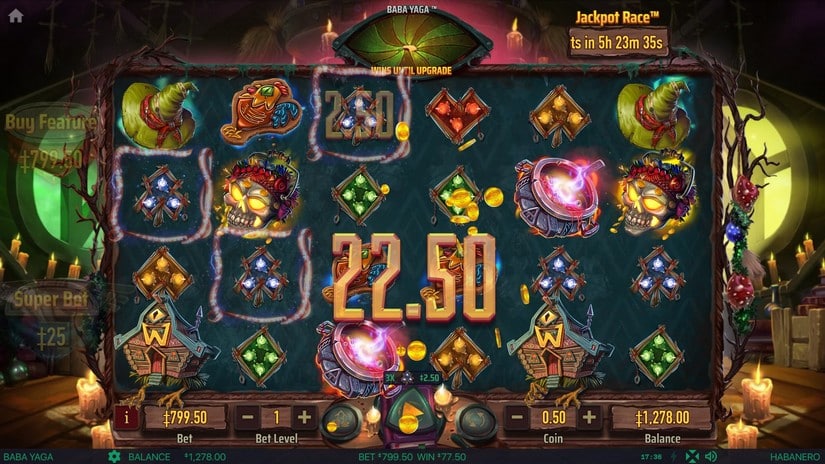 Baba Yaga slot screen 5