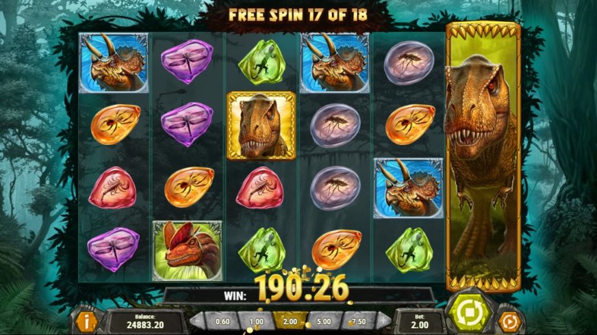 Raging Rex slot screen 6