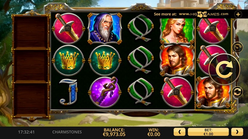 Charmstones slot screen 1