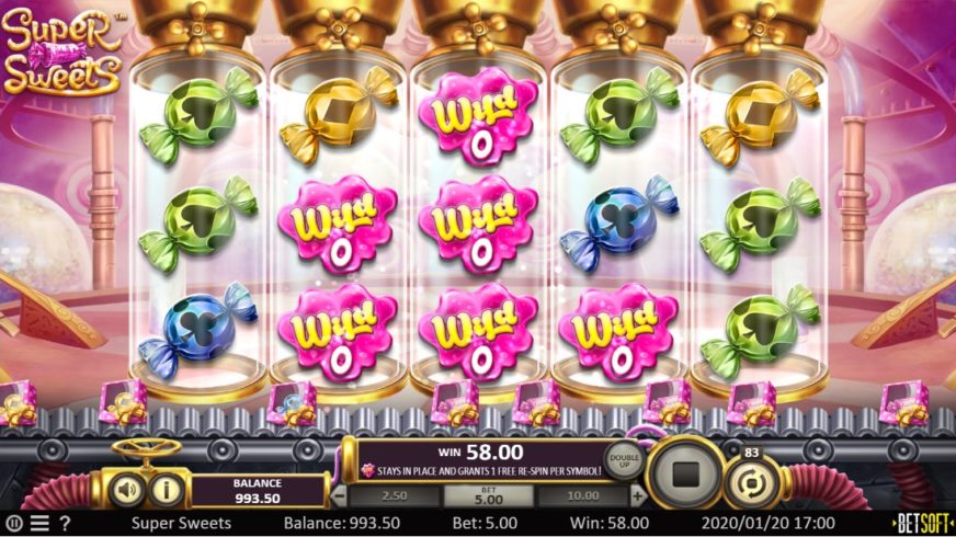 Super Sweets slot screen 4