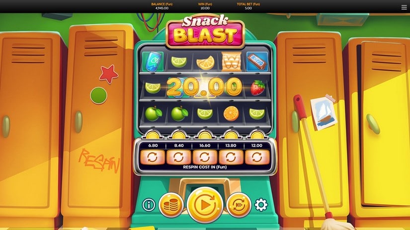 Snack Blast slot screen 2