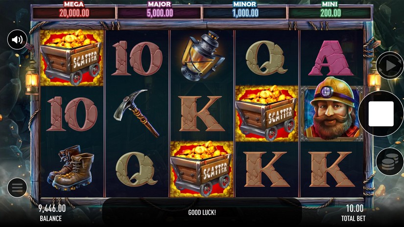 Max Miner slot screen 4