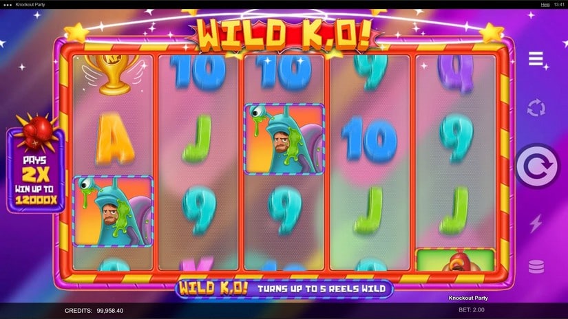 Knockout Party slot screen 2