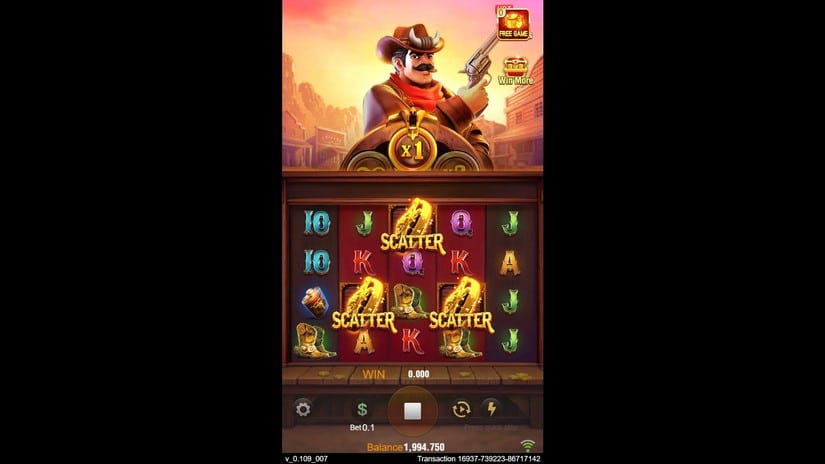 Bonus Hunter slot screen 3