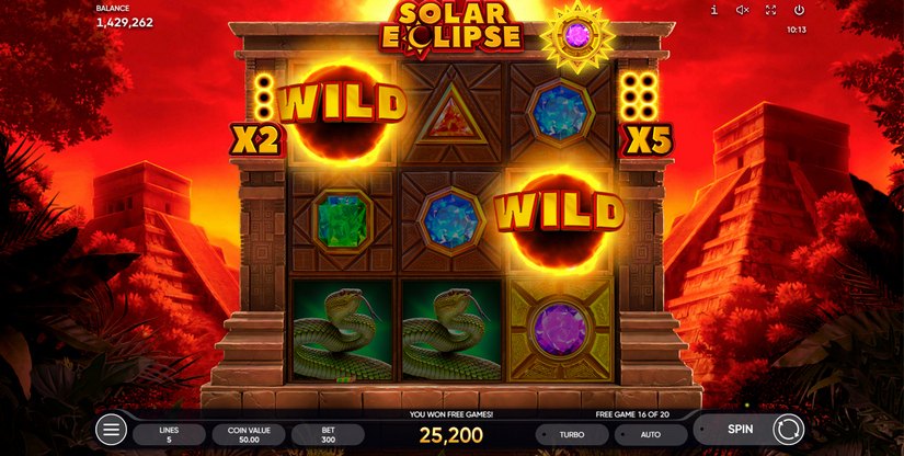 Solar Eclipse slot screen 10