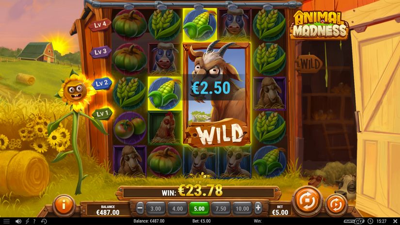 Animal Madness slot screen 8
