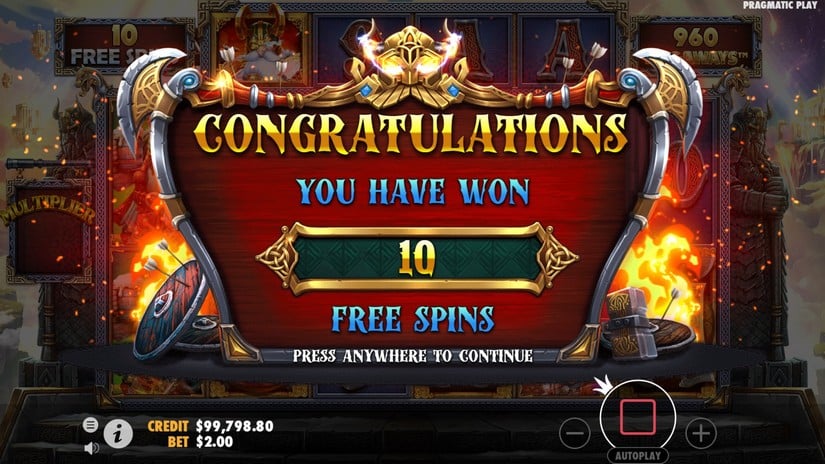 Fury of Odin Megaways slot screen 4