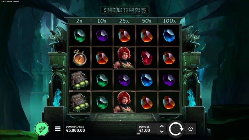Shadow Treasure slot screen 1