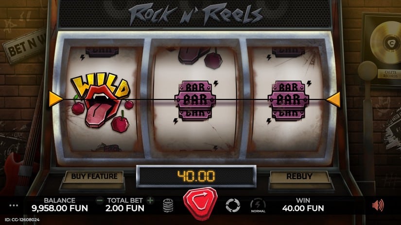 Rock n’ Reels slot screen 3
