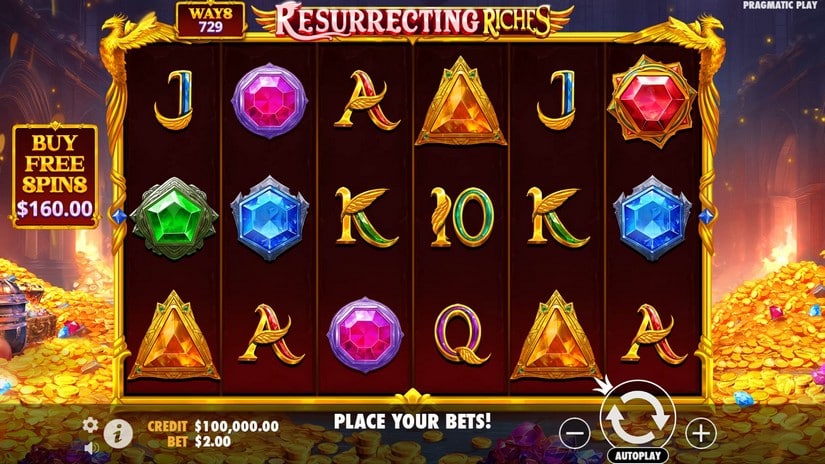 Resurrecting Riches slot screen 1