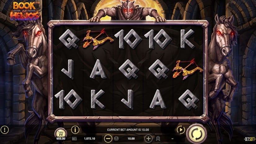 Book of Helios slot screen 1