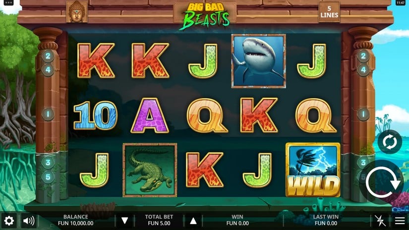Big Bad Beasts slot screen 1