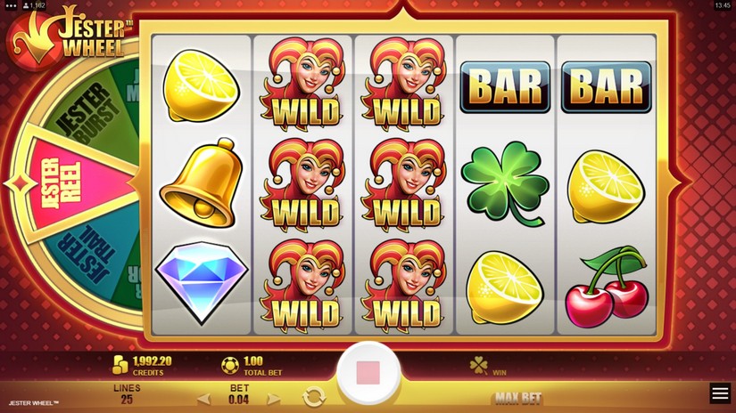 Jester Wheel slot screen 5