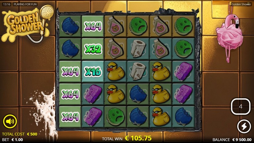 Golden Shower slot screen 6
