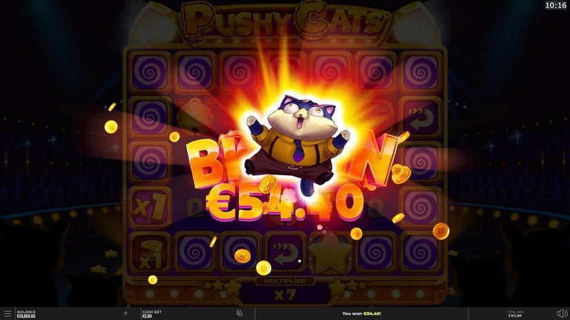 Pushy Cats slot screen 7