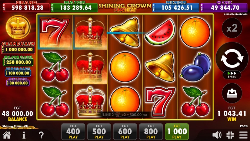 Shining Crown Cash Heat slot screen 2