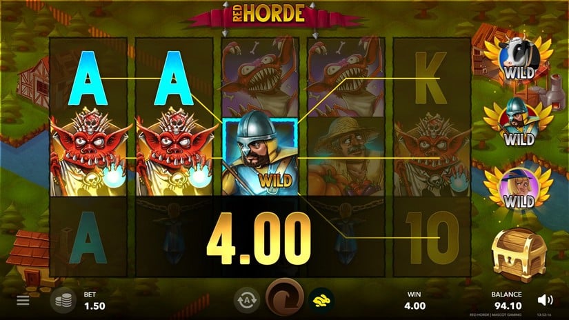 Red Hord slot screen 3