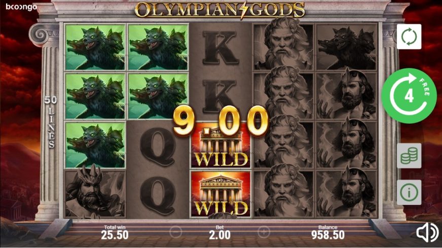 Olympian Gods slot screen 6
