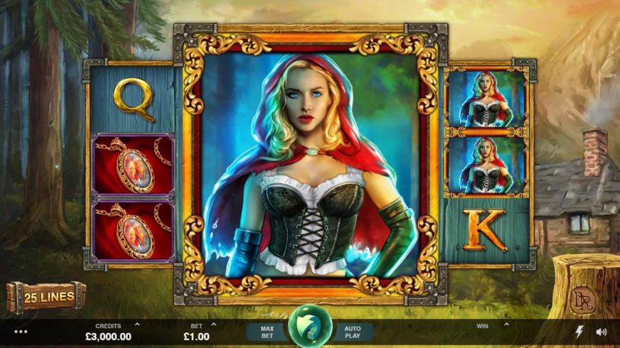 Wicked Tales: Dark Red slot screen 1