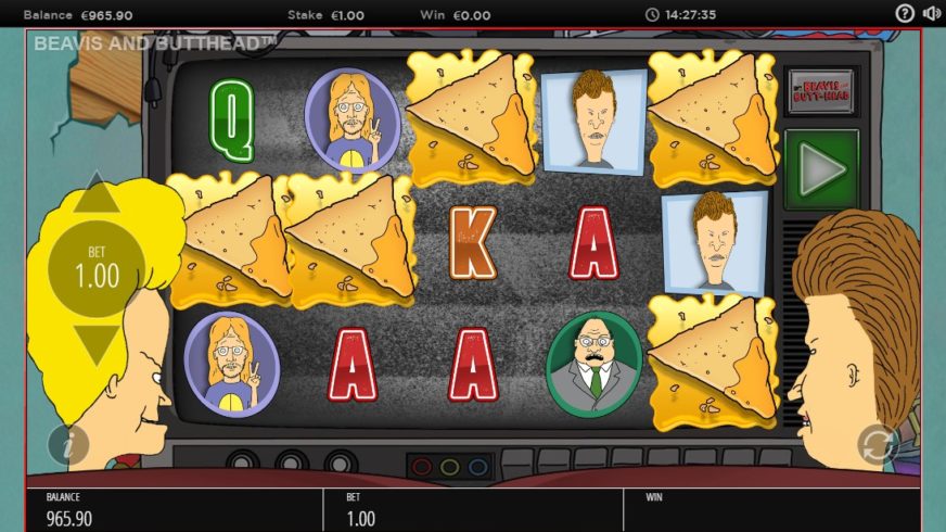 Beavis and Butt-Head slot screen 4