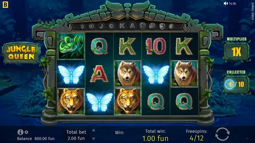 Jungle Queen slot screen 4