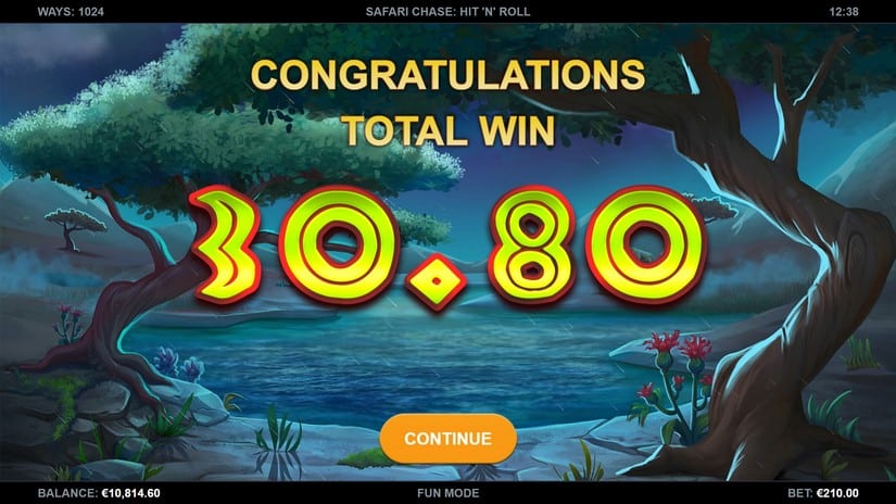 Safari Chase Hit ‘n’ Roll slot screen 7