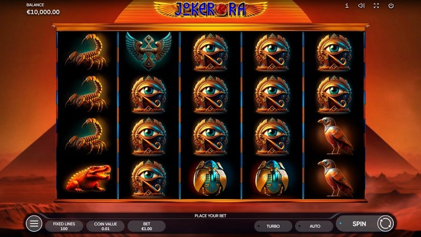 Joker Ra slot screen 1