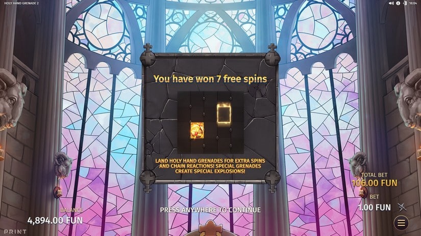 Holy Hand Grenade 2 slot screen 3