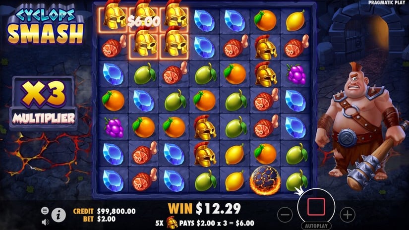 Cyclops Smash slot screen 4