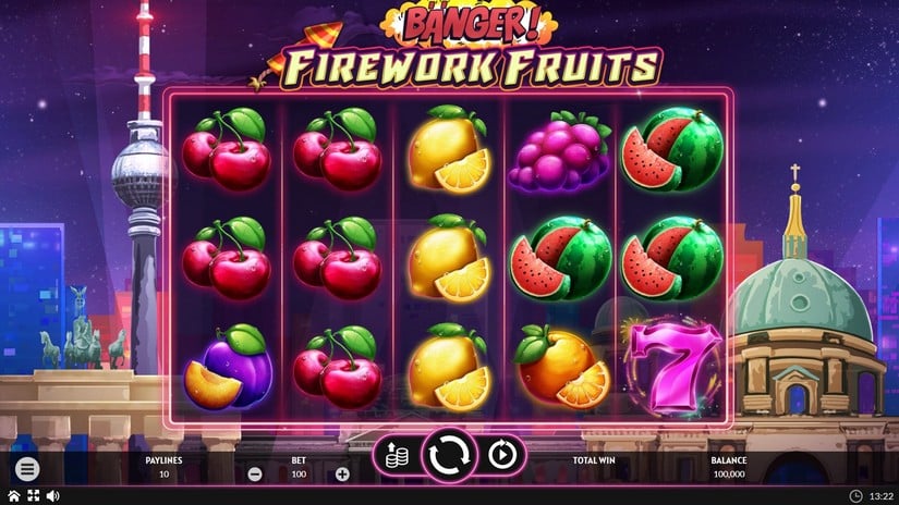 Banger! Firework Fruits slot screen 1