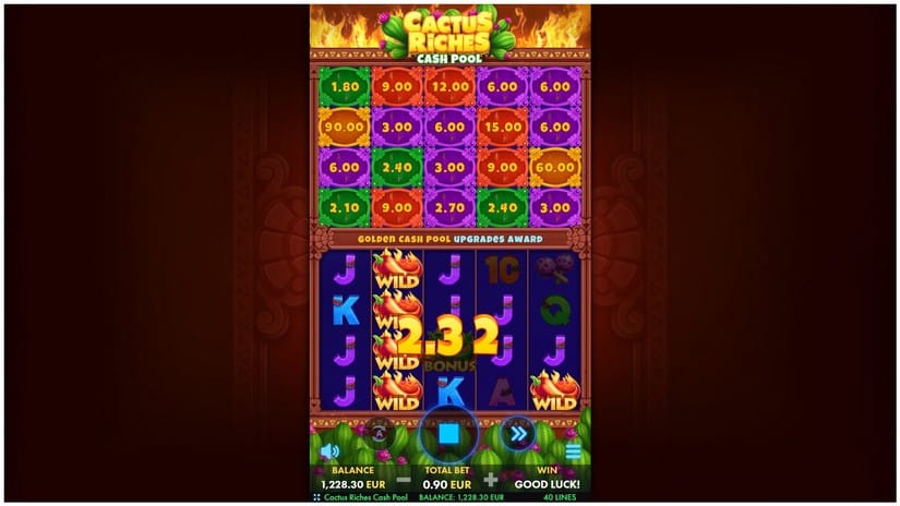 Cactus Riches: Cash Pool slot screen 1