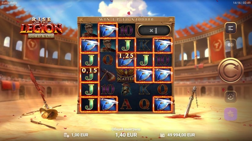 Lord & Lyu Rise of the Legion slot screen 2