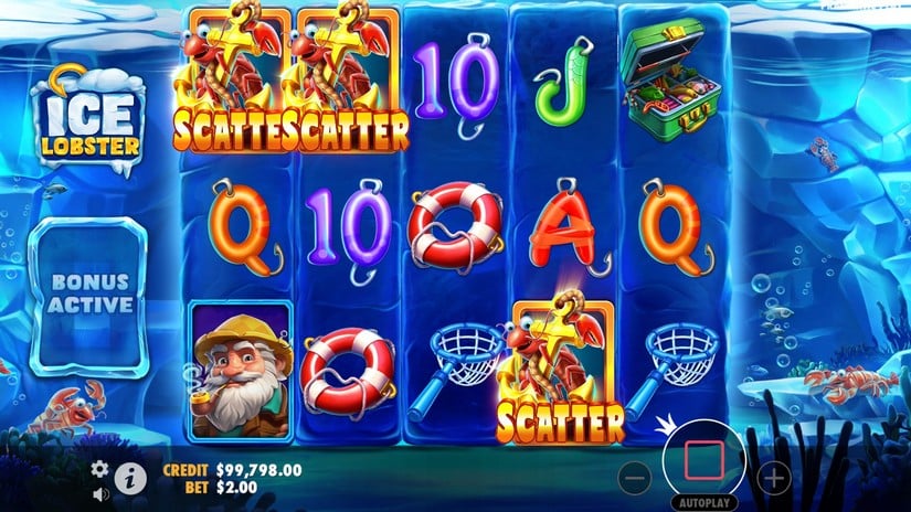 Ice Lobster slot screen 2
