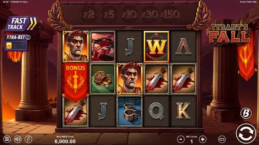 Tyrant’s Fall slot screen 1